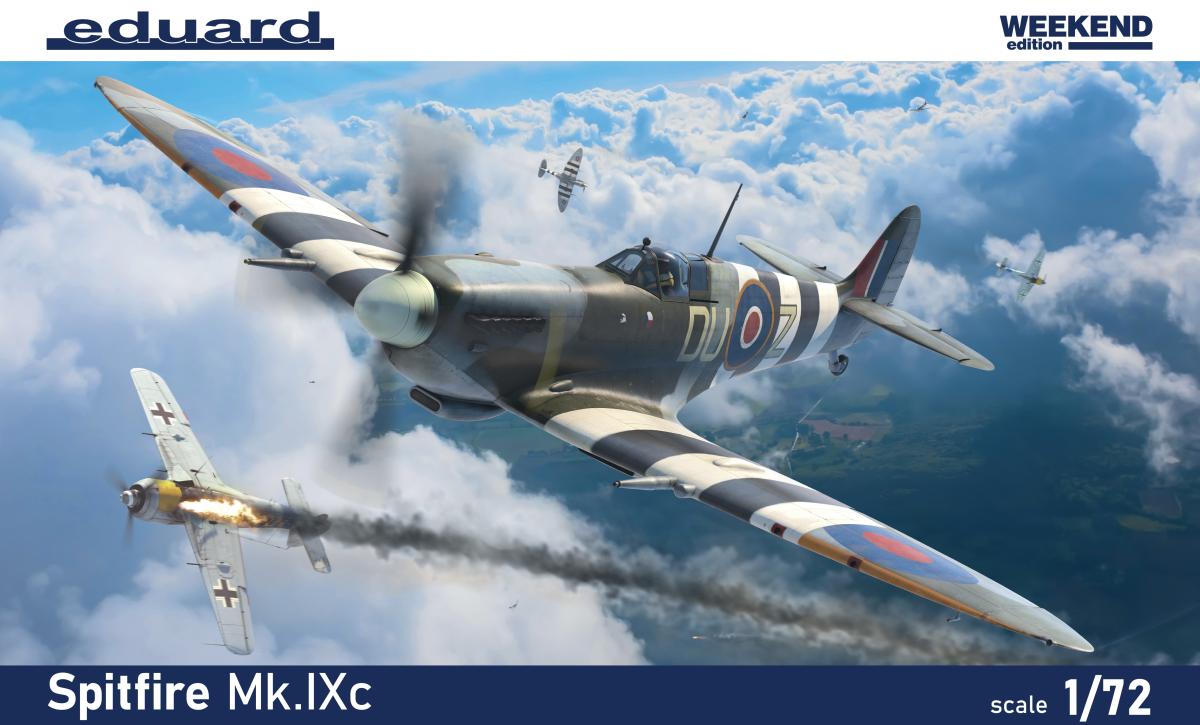 8591437573813 - Eduard Plastic Kits 7466 - 172 Spitfire MkIXc Weekend edition