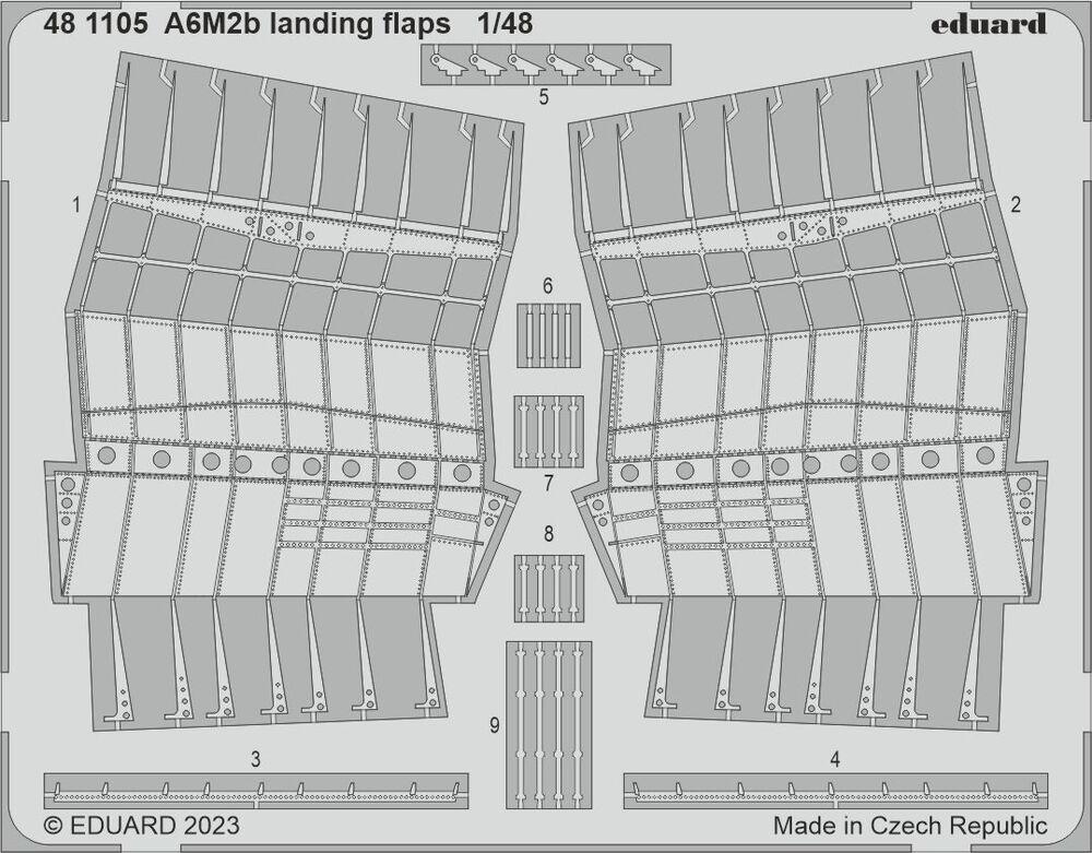 8591437576951 - A6M2b - Landing flaps [Academy]