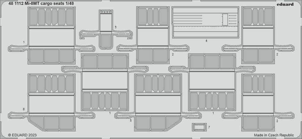 8591437578627 - Mi-8MT - Cargo seats [Trumpeter]