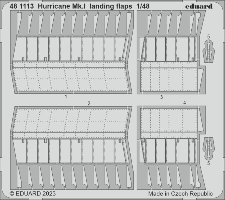 8591437579532 - Hurricane MkI - Landing flaps [HobbyBoss]