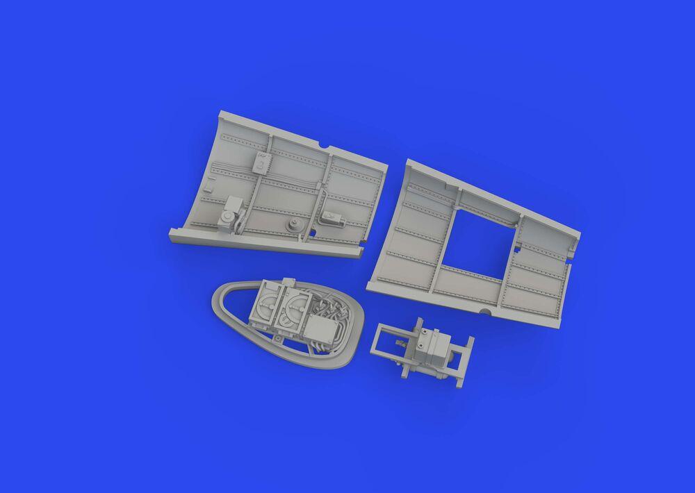 8591437579891 - Messerschmitt Bf 109F - Radio compartment - Print [Eduard]