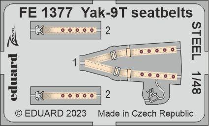 8591437581177 - Yak-9T - Seatbelts STEEL [Zvezda]