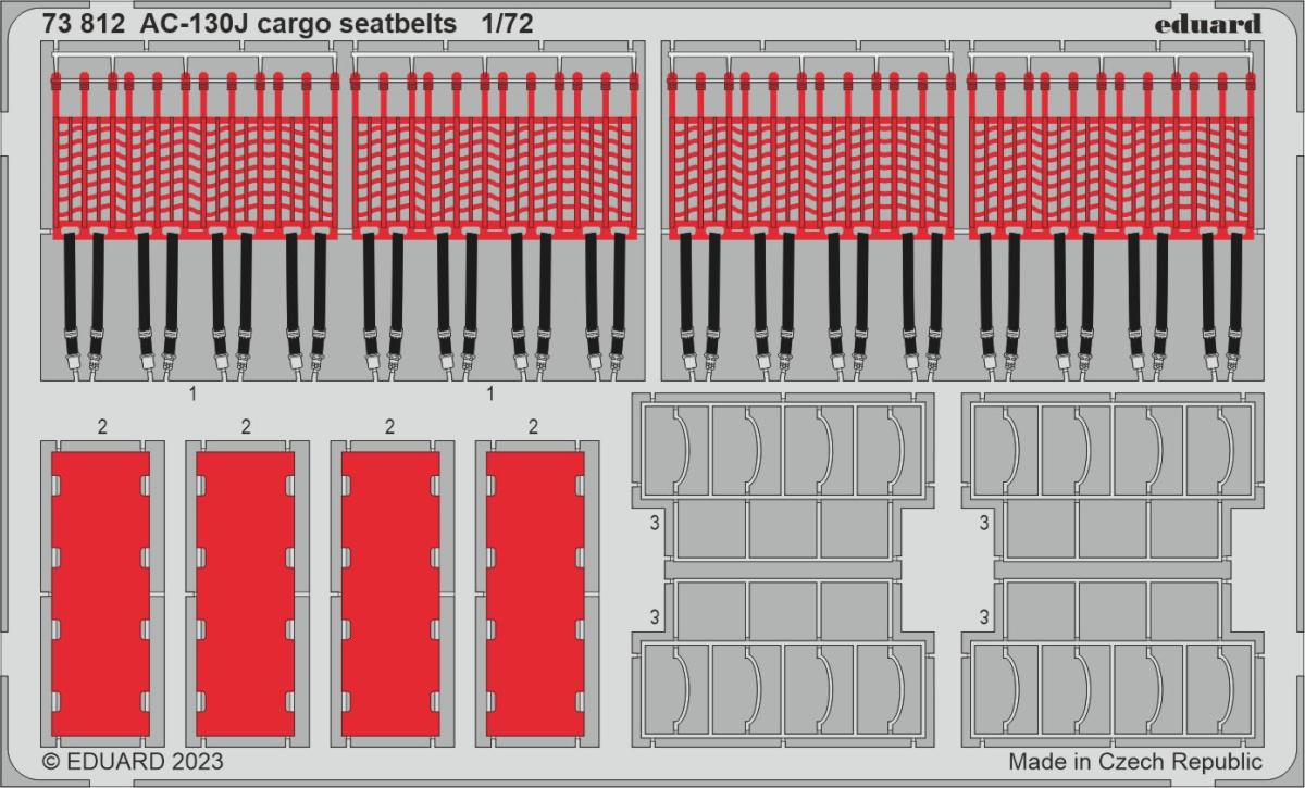 8591437582945 - AC-130J - Cargo seatbelts [Zvezda]