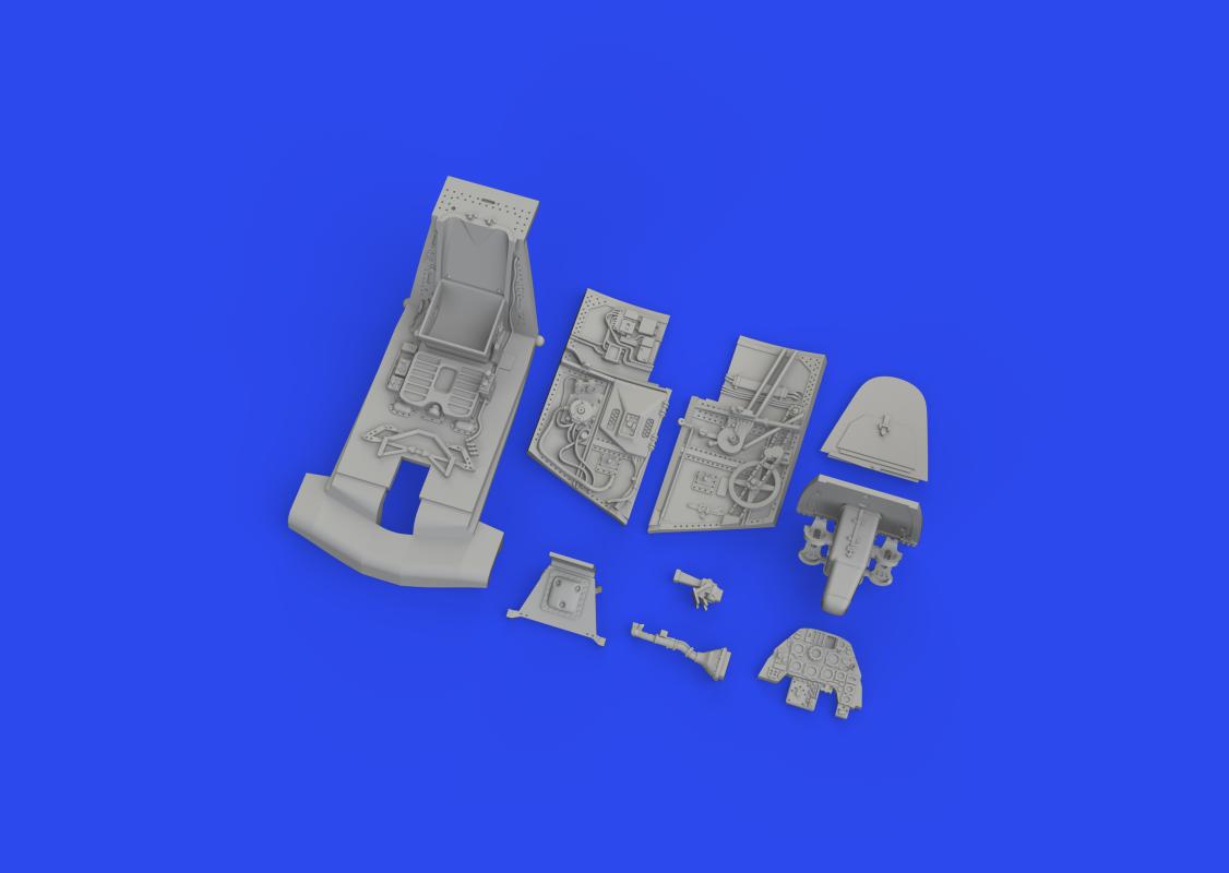 8591437584437 - Messerschmitt Bf 109 G-4 - Cockpit - Print [Eduard]