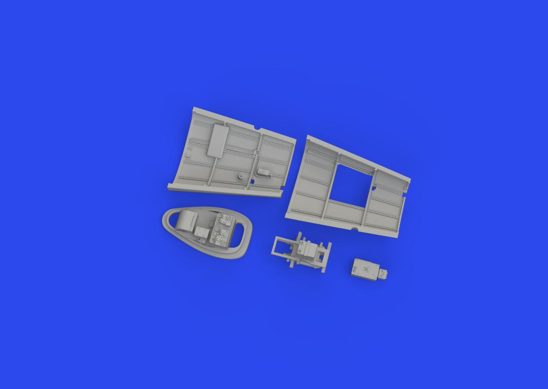 8591437584444 - Messerschmitt Bf 109 G - Radio compartment - Print [Eduard]