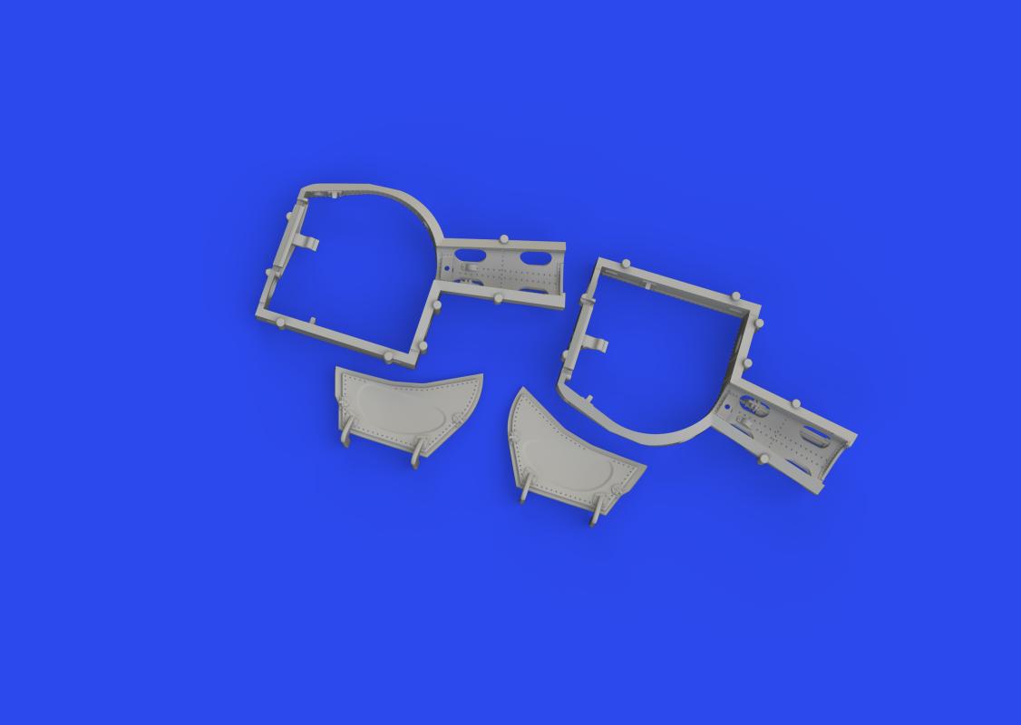 8591437585151 - Messerschmitt Bf 109 K-4 - Wheel bays [Eduard]