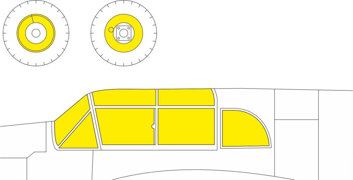 8591437586561 - Messerschmitt Bf 108 - TFace [Eduard]