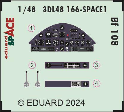 8591437587094 - Messerschmitt Bf 108 - Space [Eduard]