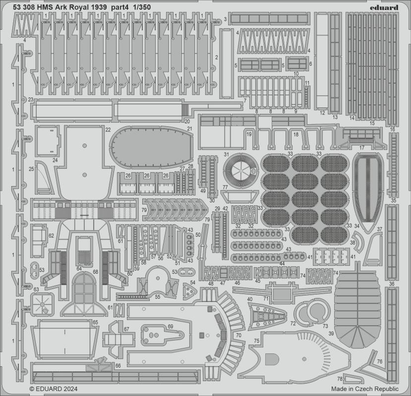 8591437587438 - HMS Ark Royal 1939 - Part 4 [I Love Kit]