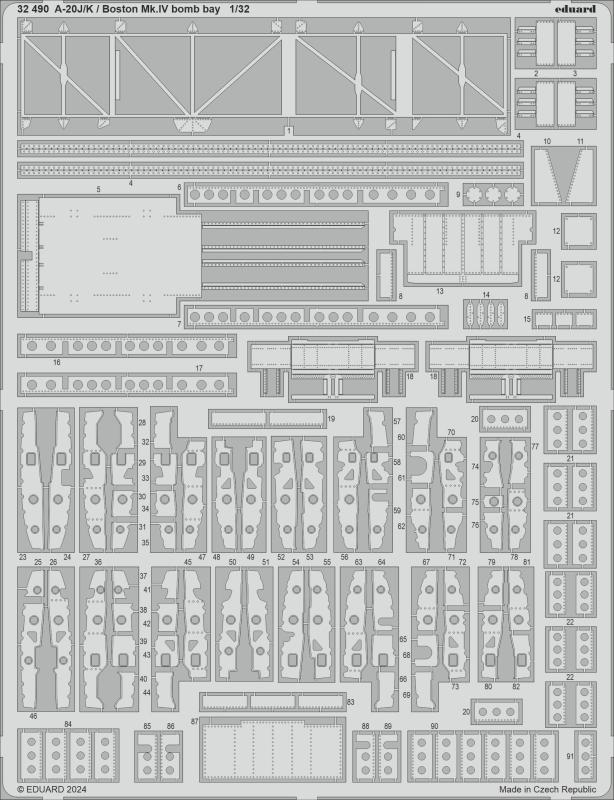 8591437589067 - A-20J K   Boston MkIV - Bomb bay  [Hong Kong Model]