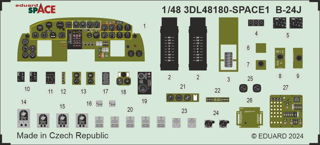 8591437589562 - B-24J - Space  [HobbyBoss]