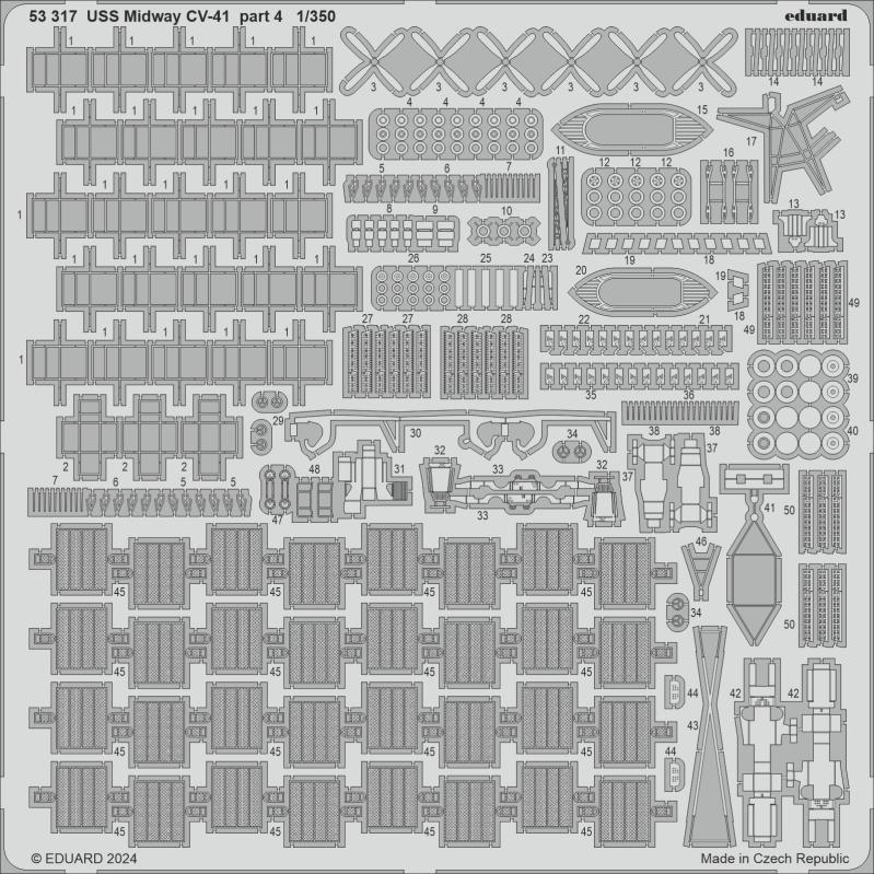 8591437594054 - USS Midway CV-41 - Part 4 [Trumpeter]