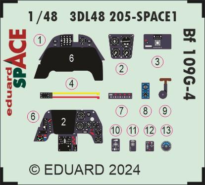 8591437594405 - Messerschmitt Bf 109 G-4 - Space  [Eduard]