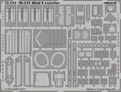 8591437725137 - Mi-24V Hind E - Exterior [Zvezda]