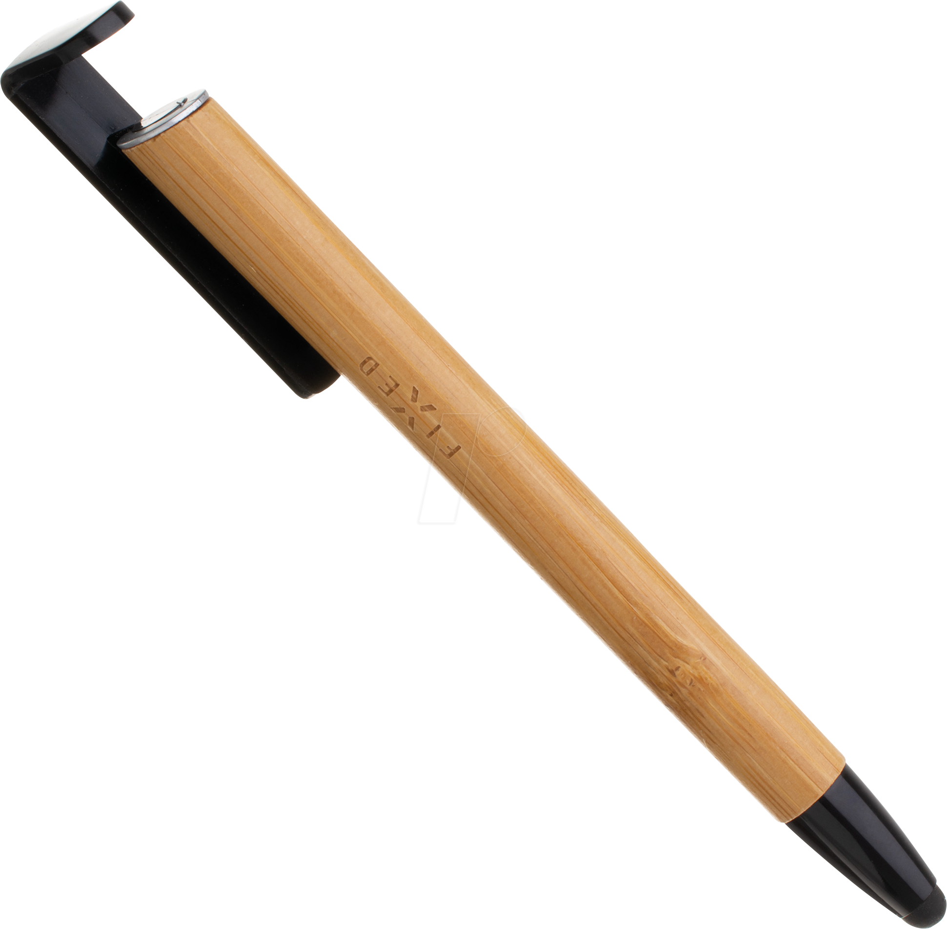 8591680129270 - 3in1 Stylus Pen-Classic pen-Stand function Bamboo