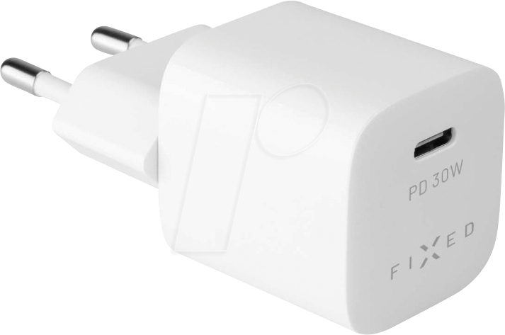 8591680139262 - FIXC30M-C-WH - USB-Ladegerät 30 W 5-20 V 3 A 1x USB-C PD 30 weiß