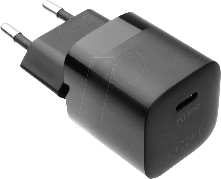 8591680142460 - FIXC30M-C-BK - USB-Ladegerät 30 W 5-20 V 3 A 1x USB-C PD 30 schwarz