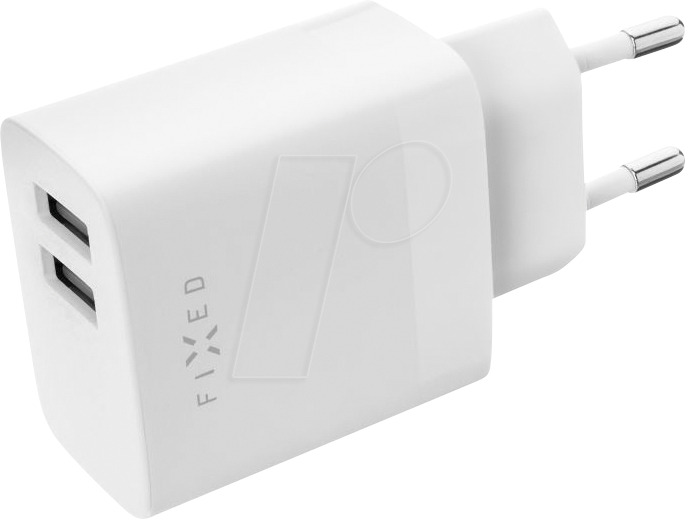 8591680149940 - FIXC17N-2U-WH - USB-Ladegerät 17 W 5 V 34 A 2x USB-A weiß