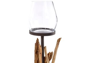 8592453376259 - Windlicht HEINE HOME Kerzenhalter Gr H 114 cm Höhe 114 cm braun (braun natur) Kerzenhalter Windlicht Geschenkartikel