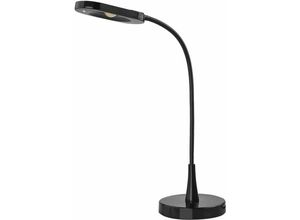 8592920015063 - Led Tischlampe black&home 55W Helligkeit 360lm Neutralweiß 5000K flexibler Arm Netzkabel 18m schwarz Z7523B - Emos