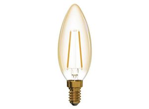 8592920035665 - Filament led Lampe Vintage Candle 21W Ersatz für 20W Glühbirne E14 Sockel Helligkeit 190 lm Warmweiß 2200 k Amber Z74300 - Emos