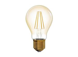 8592920035696 - Filament led Lampe Vintage A60 43W Ersatz für 35W Glühbirne E27 Sockel Helligkeit 400 lm Warmweiß 2200 k Amber Z74301 - Emos