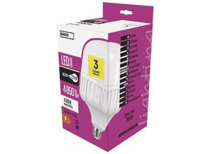 8592920058572 - Emos - led Lampe Classic T140 445W Ersatz für 270W Glühbirne E27 Sockel Helligkeit 4850 lm Neutralweiß 4000 k ZL5751