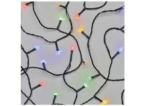 8592920095867 - Emos - LED-Lichterkette bunt für Innen und Außen 4m lang 40 Multicolor LEDs + 5m Zuleitung und Netzteil 6 h Timer D4AM01