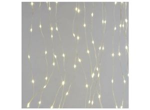 8592920110607 - Emos - led Weihnachtliche Nano-Kette – Vorhang 17x2 m Außen und Innen warm-weiß Programme D3EW01