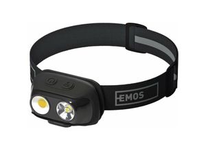 8592920122716 - Emos - aufladbare Outdoor LED-Stirnlampe 7 Lichtmodi Bewegungsmelder 65 St Leuchtdauer Helligkeit 500lm Leuchtweite 130m neut- warmweiß