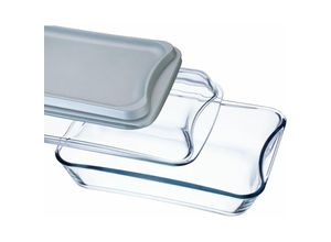 8593419484605 - Simax - Borosilikatglas Brat- und Backschale Pfanne mit Glasdeckel 23 32 115 cm 25 Liter