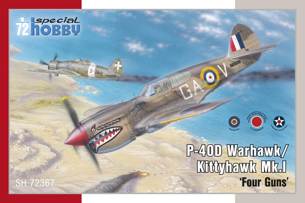 8594071089085 - P-40D Warhawk Kittyhawk MkI Four Guns