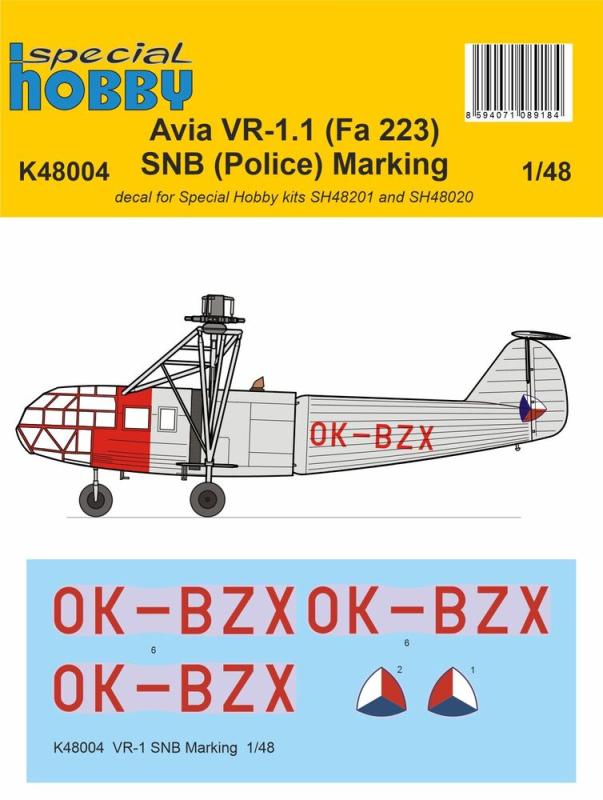 8594071089184 - VR-1 SNB - Marking Decal