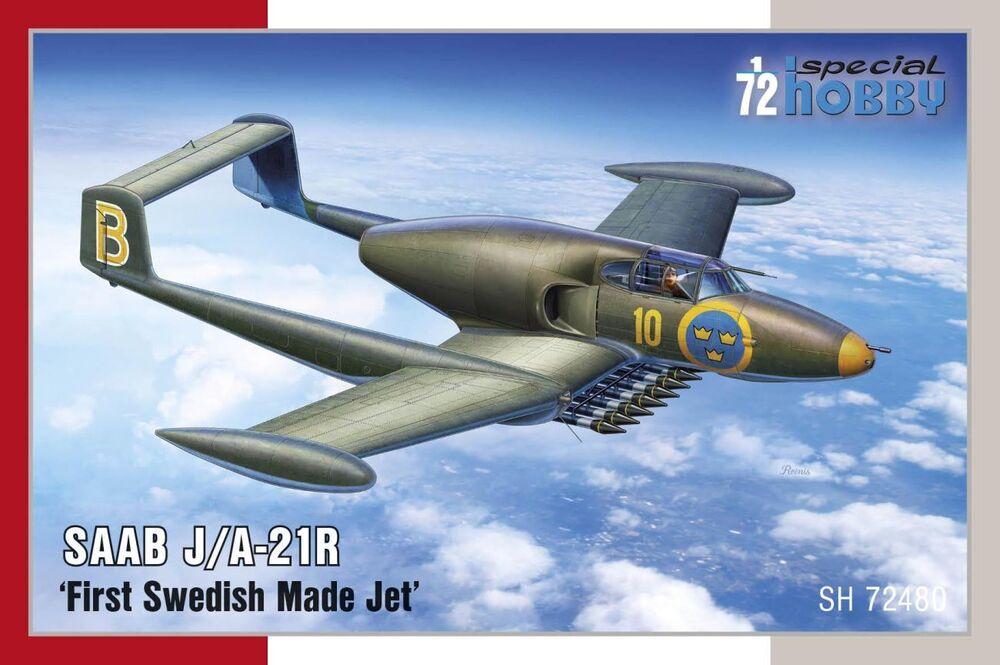 8594071089221 - SAAB J A-21R First Swedish Made Jet