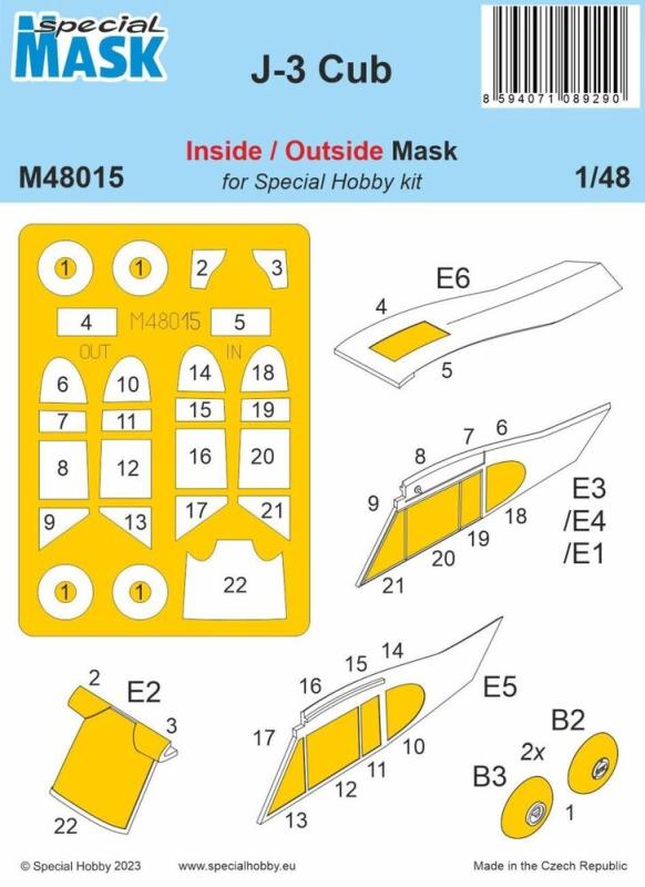 8594071089290 - J-3 Cub - Mask