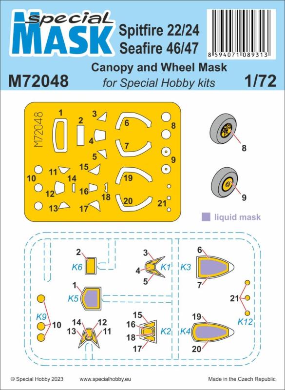 8594071089313 - Spitfire Mk22 24 and Seafire Mk46 47 - Mask