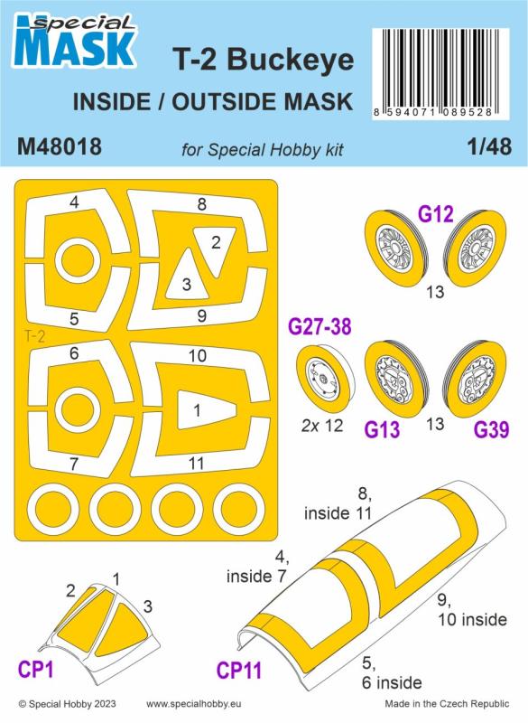 8594071089528 - T-2 Buckeye Inside Otside - Mask