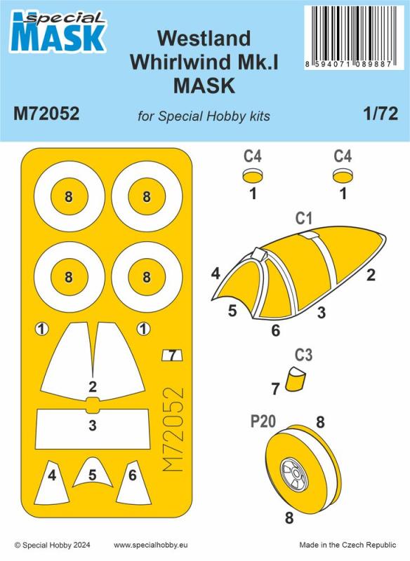 8594071089887 - Westland Whirlwind MkI - Mask