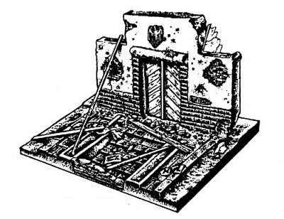 8595241600338 - Lokale Kommandatur-Ruine WW II
