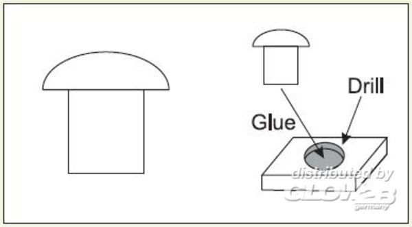 8595241604619 - Plus model 461 - Rivets 07 mm in 135