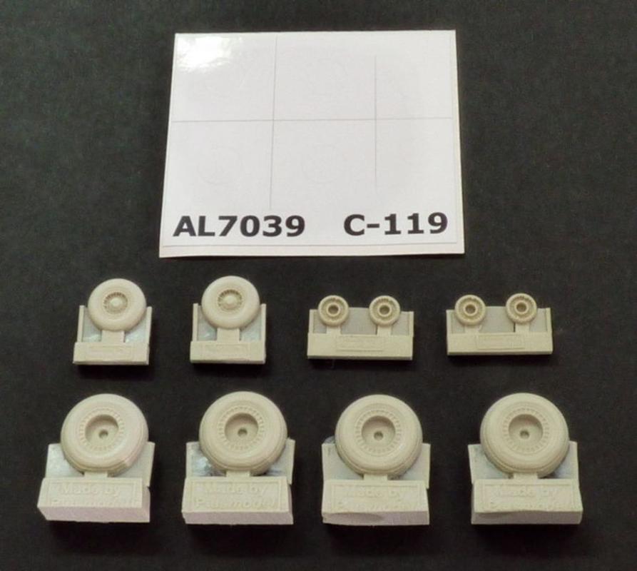 8595241670393 - Plus model AL7039 - C-119 Boxcar wheels early version in 172