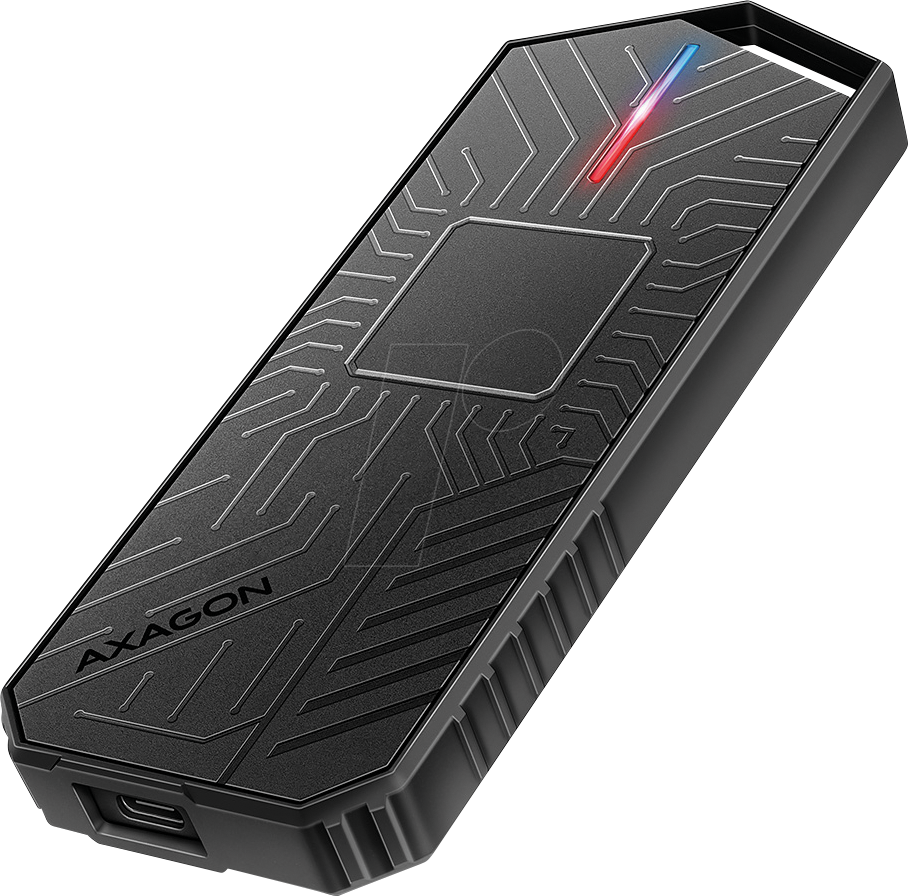 8595247908544 - AXG EEM2-GAM - Externes M2 SATA   NVMe SSD Gehäuse USB 31