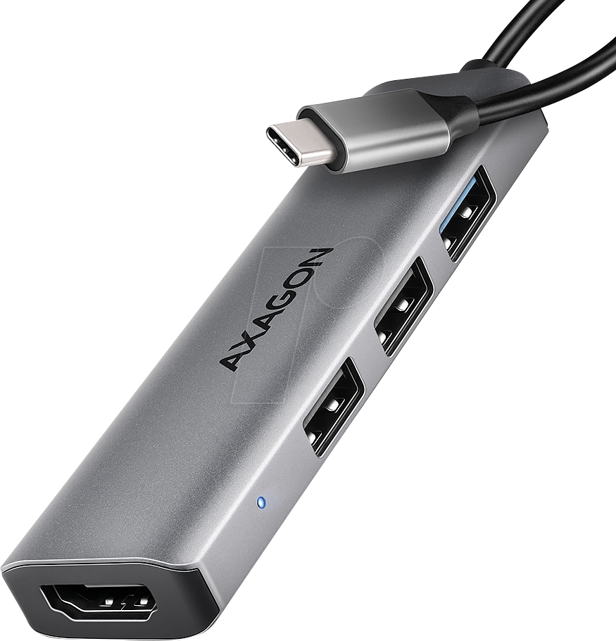 8595247908698 - AXG HMC-H3A - HMC-H3A USB-Hub 3x USB-A 1x HDMI 14b