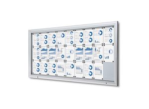 8595578316711 - Showdown Displays Schaukasten Premium für Außen - 27x DIN A4