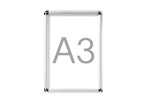 8595578350272 - Display-Klapprahmen Aluminium VE 2 Stk für DIN A3