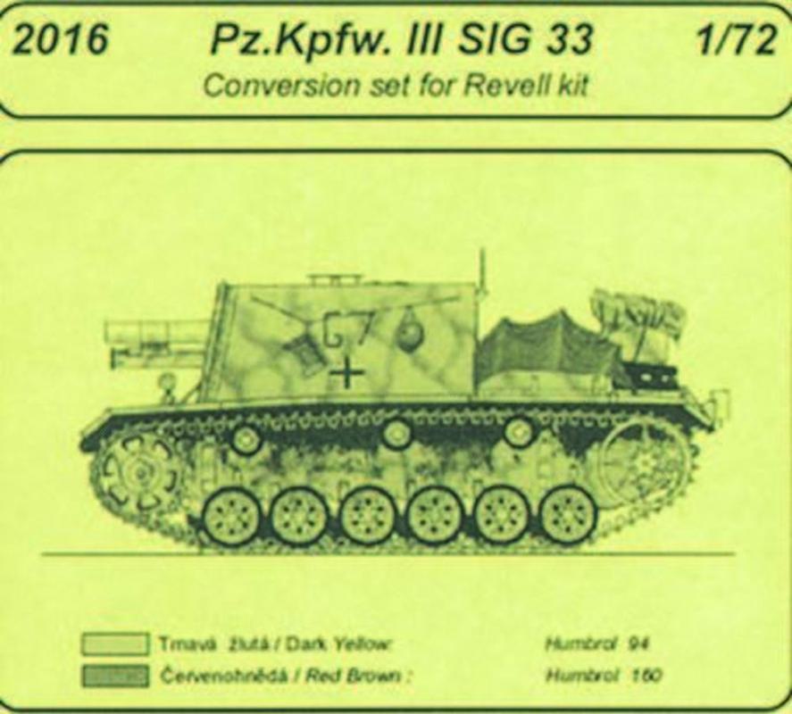 8595593100302 - PzKpfw III SIG 33 - Conversion set [Revell]