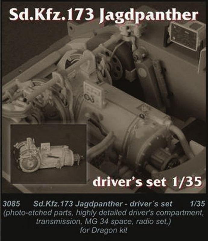 8595593101422 - SdKfz 173 Jagdpanther - Driver set 8595593101422 - SdKfz 173 Jagdpanther - Driver set