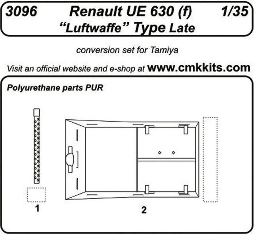 8595593101521 - Renault UE 630 (f) Luftwaffe Type Late [Tamiya]