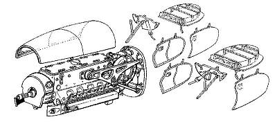 8595593102993 - Messerschmitt Me-410B - Motor set