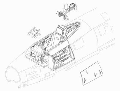 8595593104331 - F-86 Sabre  - Interior set